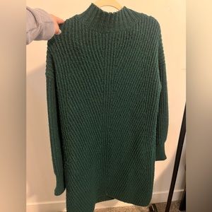 Green Sweater Dress